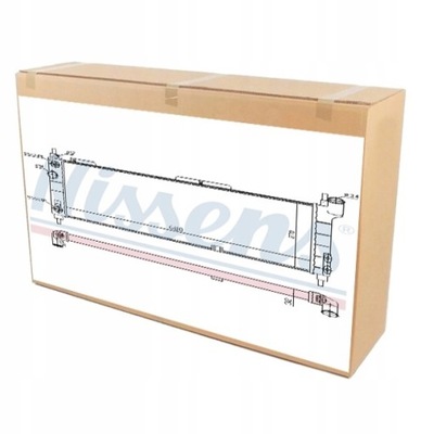 Радіатор двигуна wody рідина охолоджуючий do opel combo 1.2 1.4 фото №1