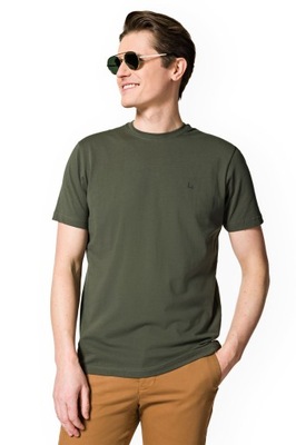 Koszulka T-shirt Ciemnozielona Linus Lancerto 4XL