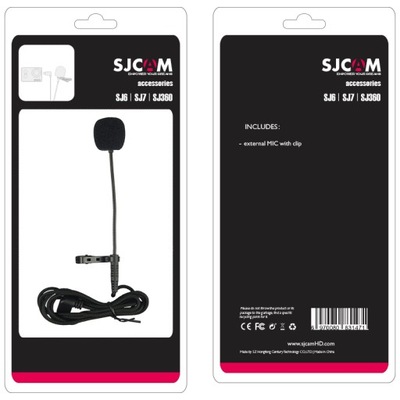 Zewnętrzny mikrofon przed SJCAM SJ6