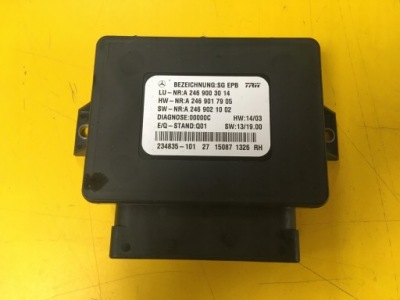 Модуль блок управления тормоза mercedes w156 infiniti q30 фото №1