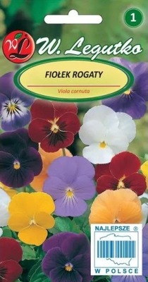 Fiołek rogaty – mix – 0,5 g Legutko