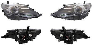 Фара лампа toyota auris e18 13- l+p tyc фото №1