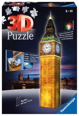 RAVENSBURGER Puzzle 3D Big Ben Nocą 216 elementów