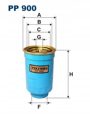 FILTRO COMBUSTIBLES NISSAN PP900  