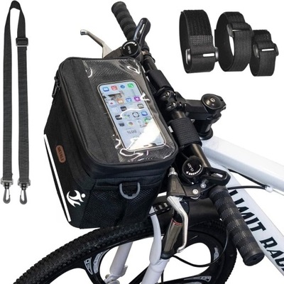 Torba Rowerowa Na Kierownicę Sakwa Na Rower z Izolacją Na Lunch Telefon 5L