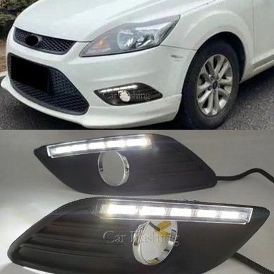 Lampy światła do jazdy dziennej LED DRL Ford Focus mk2