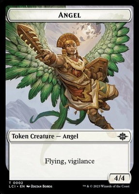 MtG: Angel Token (White 4/4 Vigilance) (LCI)