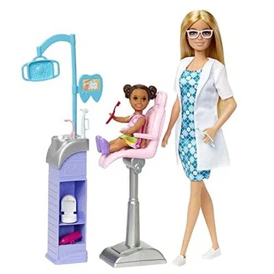 "Lalka Barbie Dentystka z Zestawem Akcesoriów