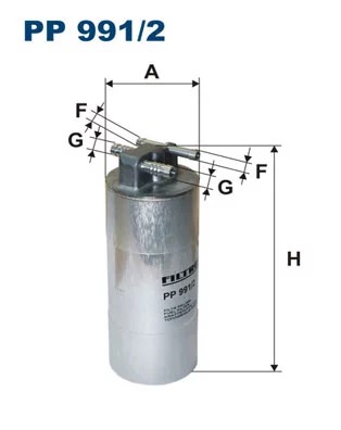 PP991/2 FILTRO COMBUSTIBLES  