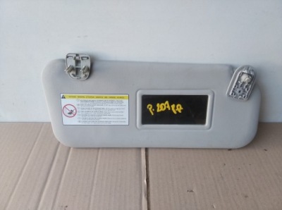 Накладка сонцезахисна правий peugeot 207 фото №1