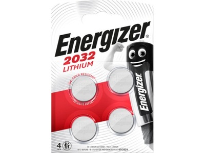 ENERGIZER Bateria Litowa CR2032 Blister 4 szt.