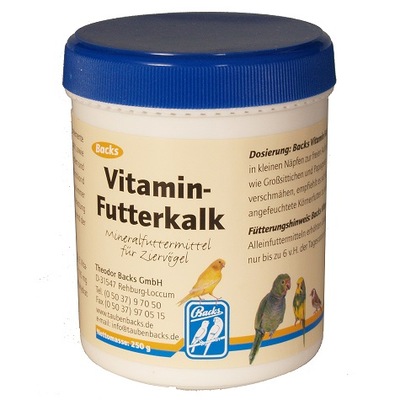 Backs Vitamin Futterkalk wapno z witaminami 250g