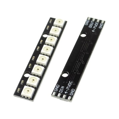 Moduł Listwa Pasek RGB 8 x LED WS2812 5050