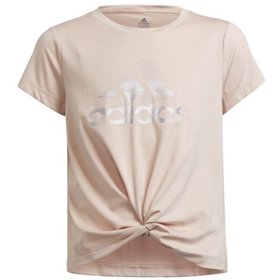 152 cm Koszulka adidas Primegreen Aeroready Tee H26610 różowy 152 cm