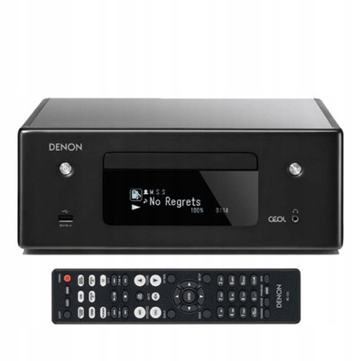 AMPLITUNER STEREO Z ODTWARZACZEM CD DENON RCDN-10 CZARNY