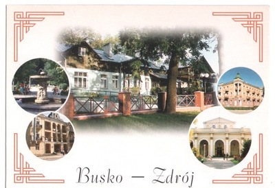 BUSKO ZDRÓJ - SANATORIUM + SZPITAL - UZDROWISKO - 1995R