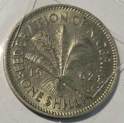 moneta Nigeria 1 shilling 1962