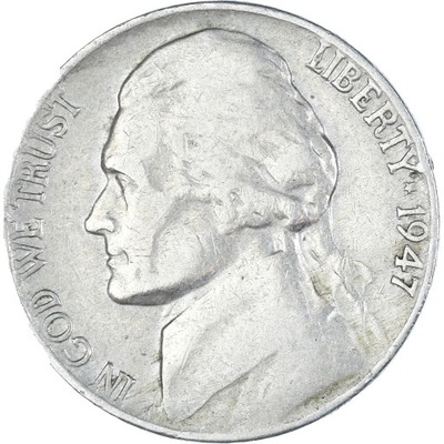 Moneta, USA, 5 Cents, 1947