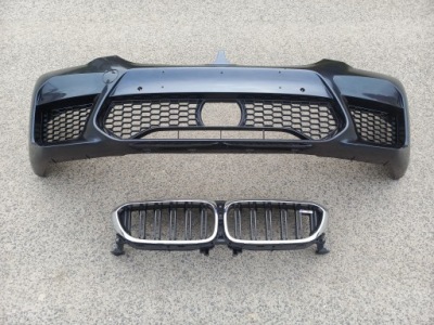 Нос защита впуск воздуха решетка решётки радиатора bmw 5 g30 g31 m5 f90 151137349586 фото №1