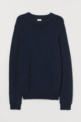 sweter splot męski kardigan H&M M 175 O158