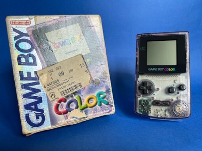 Konsola Nintendo Game Boy Color + Box Pudełko