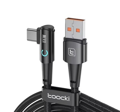KABEL TOOCKI USB A - USB C Czarny - 2M