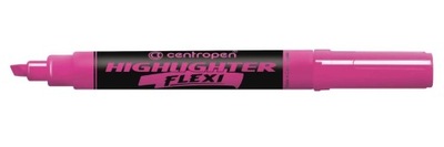 CENTROPEN 8542 flexi PINK zakreślacz