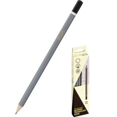 Ołówek grafitowy techniczny GRAND 6B 12 SZTUK
