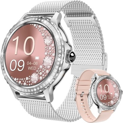Smartwatch inteligentny zegarek BOCLOUD srebrny