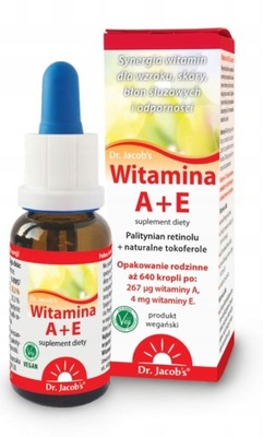 Dr Jacobs Witamina A + E w kroplach 20 ml