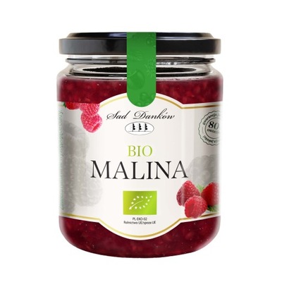 Malina 80% BIO 260 g - Sad Danków