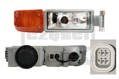 Протитуманна фара man tga правий з поворотник ^ фото №1