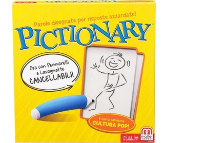 Gra planszowa Mattel Games Pictionary T12D64