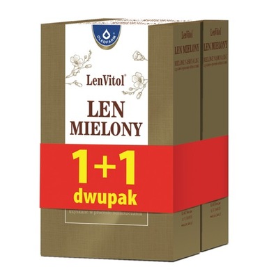LenVitol Len Mielony błonnk 200g + 200g OLEOFARM