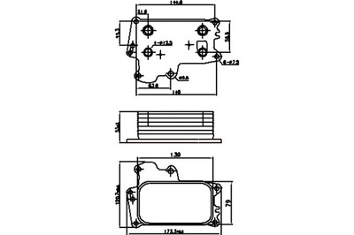 NISSENS RADUADOR ACEITES DODGE NITRO JEEP CHEROKEE WRANGLER 3 2.8D  