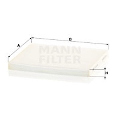 FILTR, VENTILATION PRZESTRZENI PASAZERSKIEJ MANN-FILTER CU 24 004  