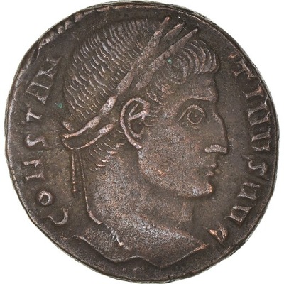 Moneta, Constantine I, Follis, 325, Ticinum, AU(55