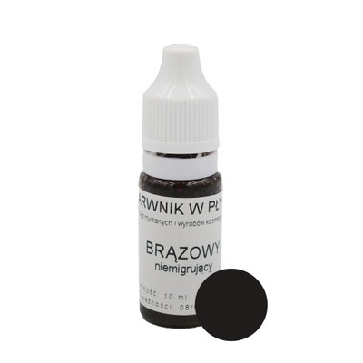 Barwnik Do Mydła Niemigrujący Brązowy Brown 10ml