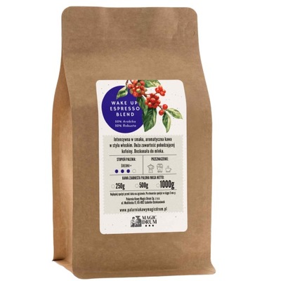 Kawa mielona WAKE UP ESPRESSO BLEND 50/50 250g