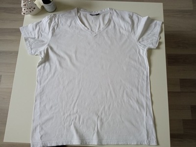 Livergy T-shirt koszulka dekolt szpic r 46/48