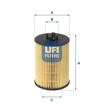 FILTRAS ALYVOS UFI (OEM QUALITY) /WKLAD/ DB W169/W245 04-/09- 