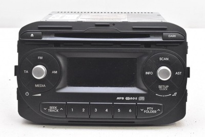 Радіо радіопрогравач 61240652 cd rds aux mp3 kia picanto 2 ii 11-15 фото №1