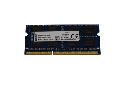 KINGSTON DDR3 8GB 1600MHz.