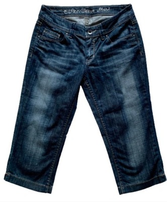 Spodnie jeansy Esprit 27 jeans rybaczki kuloty
