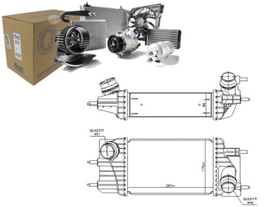 ІНТЕРКУЛЕР РАДІАТОР ПОВІТРЯ DOLOTOWEGO NISSAN JUKE NV200 EVALIA