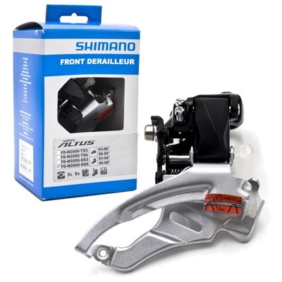 Przerzutka rowerowa przednia Shimano FD-M2000 3-rzędowa