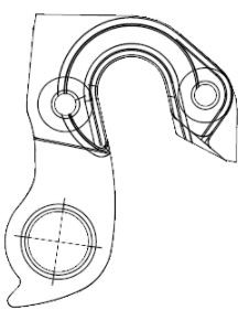 hak przerzutki Kross dp-29