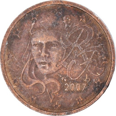 Moneta, Francja, 2 Euro Cent, 2007