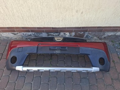 Бампер передний+ решётка радиатора dacia sandero i 08-12 фото №1