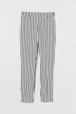 H&M spodnie cygaretki paskie elastyczne 34 XS O84